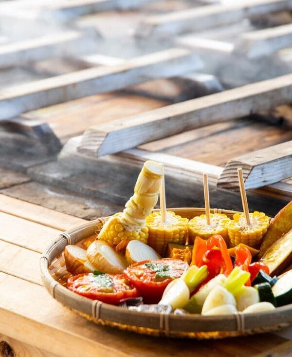 Jigoku Mushi - hot spring steamed food in Beppu, Japan